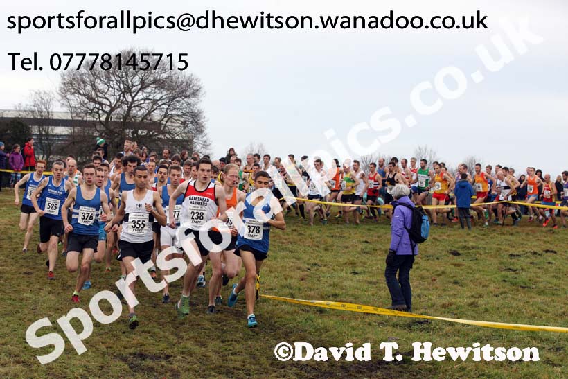 Senior mens North Eastern Cross Country, Aykley Heads, Durham. Photo: David T. Hewitson/Sports for All Pics